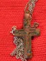 Стар ПРАВОСЛАВЕН СРЕБЪРЕН КРЪСТ СРЕБРО 925 с ПАТИНА и ЦИРКОНИ с ВЕРИЖКА от СРЕБРО 925 ODEMA 40169, снимка 15