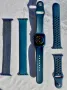 Apple Watch Series 7 41mm Blue Смарт Часовник Син, снимка 4