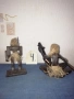 Стари ръчно изработени склуптури, статуетки от дърво, различни държави и години. , снимка 15