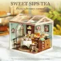 Нов Rolife мини куклен дом Sweet Sips Tea DIY комплект за сглобяване, снимка 6