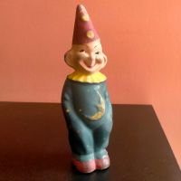 Винтидж гумена играчка Clown Czechoslovakia Rare, снимка 15 - Колекции - 45375405