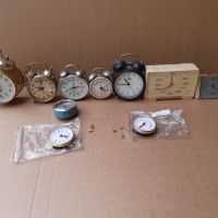 Лот будилници , часовници - 8 броя . Стар часовник, снимка 1 - Антикварни и старинни предмети - 45752595