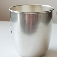 Сребърна чаша, сребро 800 подходяща за малко дете-вмаестимост 120 мл., снимка 2 - Чаши - 45254247