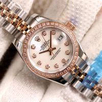 Дамски часовник Rolex Lady-Datejust с автоматичен механизъм, снимка 4 - Дамски - 45110239