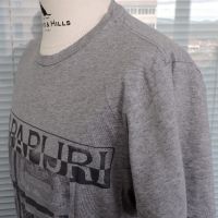 Napapijri Roundneck  T-Shirt - мъжка тениска  размер L , снимка 11 - Тениски - 45269768