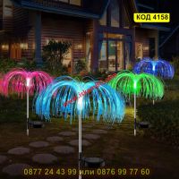 Соларна лампа медуза със 7 цвята - КОД 4158, снимка 10 - Соларни лампи - 45510475