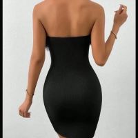 Къса черна рокля , снимка 1 - Рокли - 45902369