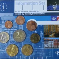 Нидерландия 2001 - Комплектен банков евро сет от 1 цент до 2 евро – 8 монети, снимка 2 - Нумизматика и бонистика - 45574840