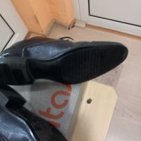 Мъжки кожени лакови обувки , снимка 2 - Официални обувки - 45446653