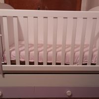 Трансформиращо се бебешко легло с люлка и матрак, снимка 4 - Бебешки легла и матраци - 45239798