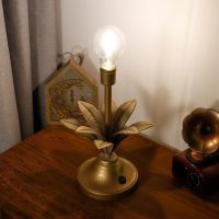 JHY DESIGN Винтидж декоративна безжична лампа с LED крушка настолна (антично злато), снимка 4 - Настолни лампи - 45371375