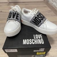 Love Moschino - Кожени спортни обувки , снимка 3 - Дамски ежедневни обувки - 45199492