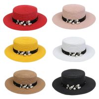 Елегантна дамска шапка Fedora с голяма периферия и цветни блокчета, 14цвята, снимка 3 - Шапки - 45237230