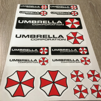 Umbrella Corporation 16бр. стикери различни размери Stickers , снимка 2 - Аксесоари и консумативи - 44988146