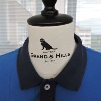 Lonsdale - мъжка  синя  тениска с яка размер XL, снимка 8 - Тениски - 45269559