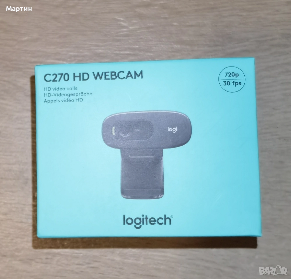 Продавам Logitech C270 НОВА, снимка 1
