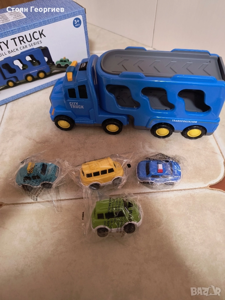 Чисто нов камион с 4 колички TEMI, снимка 1