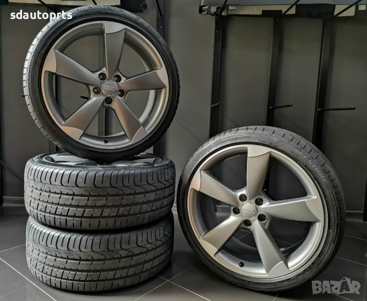 20” Летен К-т Джанти 5x112 Rotor 4G0601025AC Гуми 2022 Audi A6 S6 C7 A4 B9, снимка 1