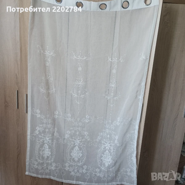 Единични къси пердета,перде, снимка 1