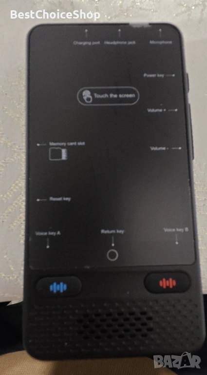 Преводач с изкуствен интелект S85, с офлайн и онлайн употреба, 138 езика онлайн / 17 офлайн, снимка 1