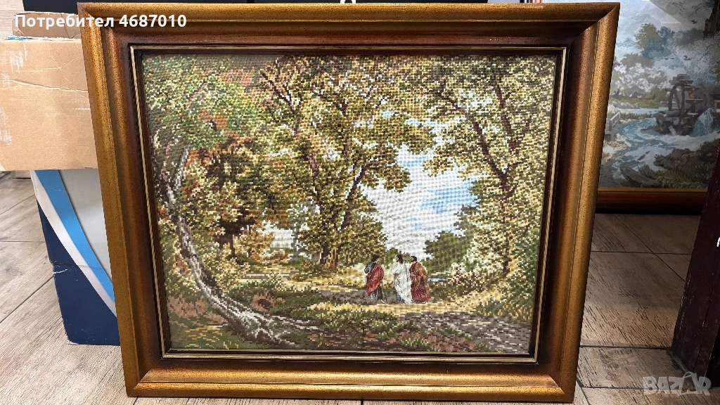 Ръчно изработен гоблен „Апостолската градина”, снимка 1