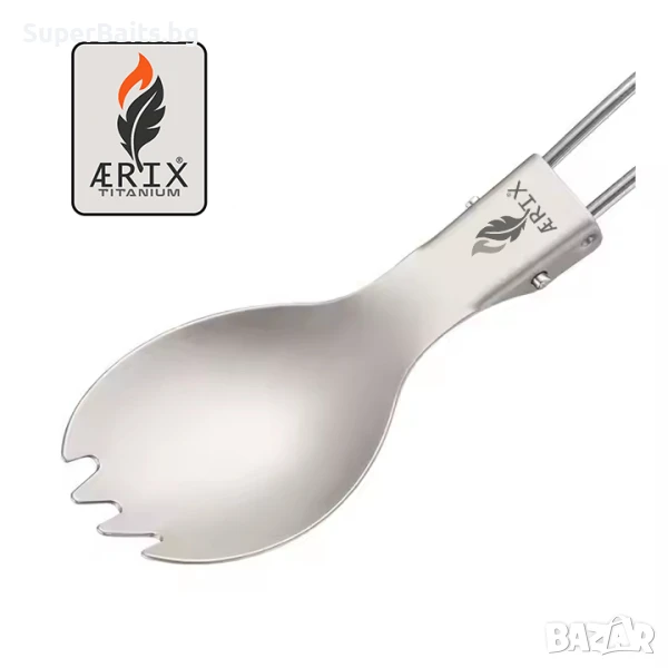 Титаниева лъжица-вилица "SPORK", снимка 1