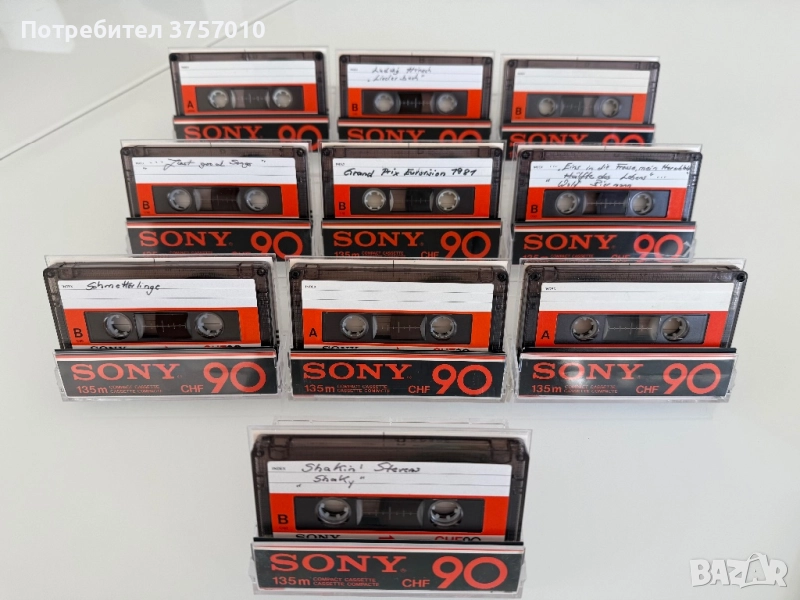 SONY CHF90-Касети със запис. , снимка 1