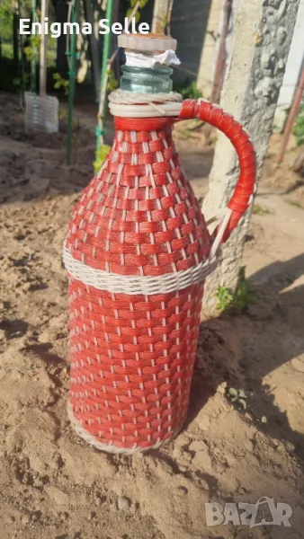 Плетена дамаджана 3 литра , снимка 1