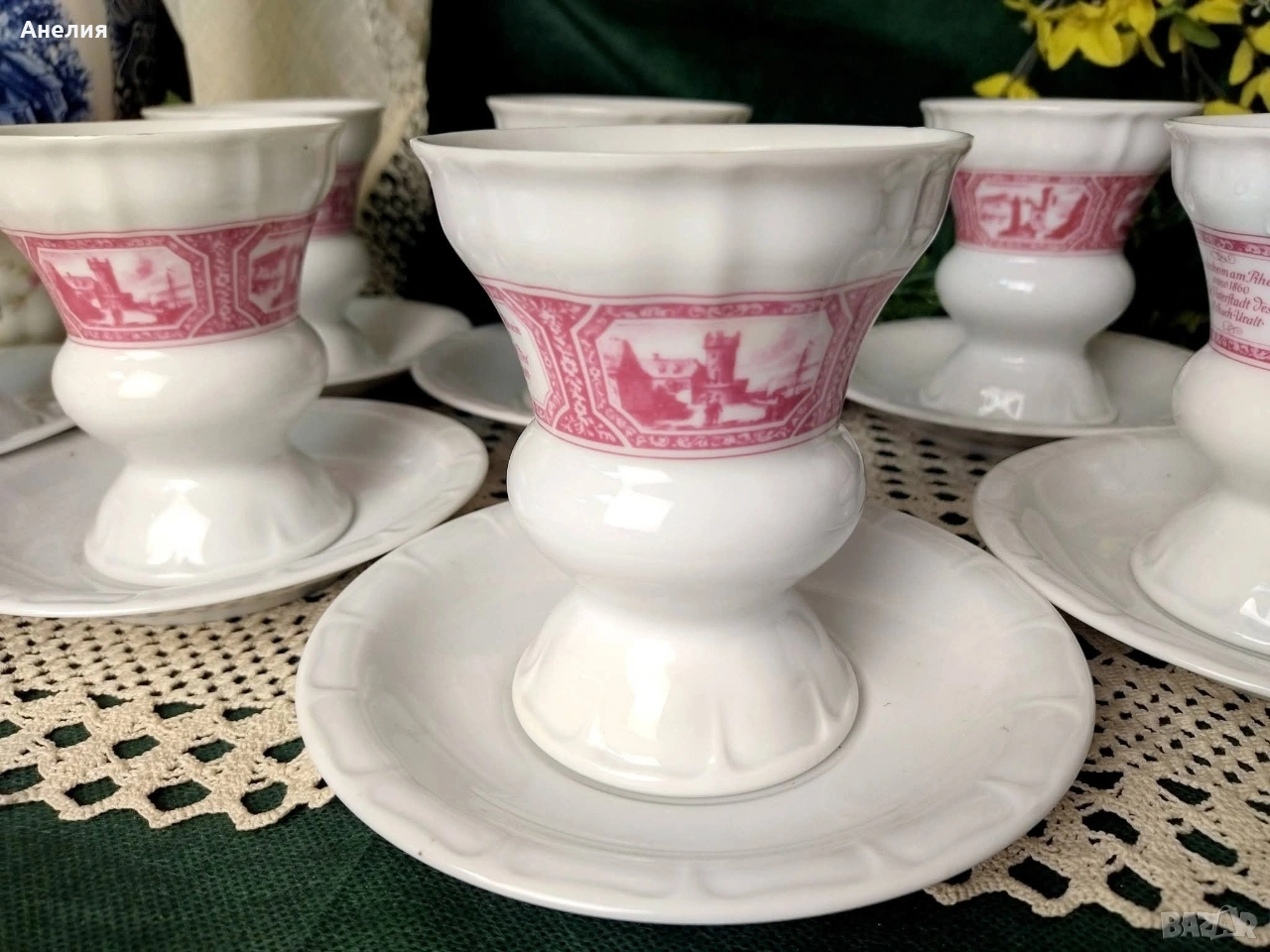 Heinrich England чаши за капучино, снимка 1