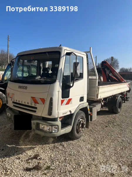 Камион с кран Iveco EUROCARGO, снимка 1