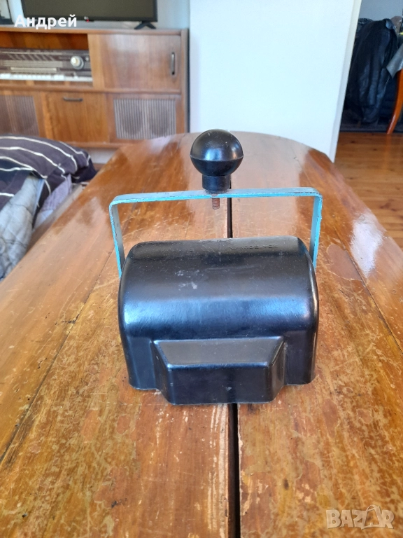 Стар електрически трифазен шалтер,прекъсвач,изключвател,включвател, снимка 1