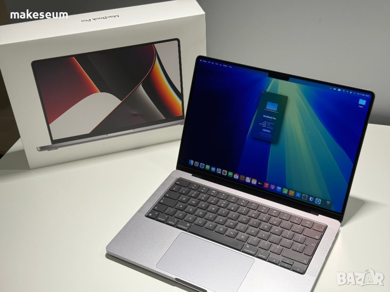 Macbook Pro 14" M1 Pro - ПЕРФЕКТЕН - 30 цикъла, снимка 1