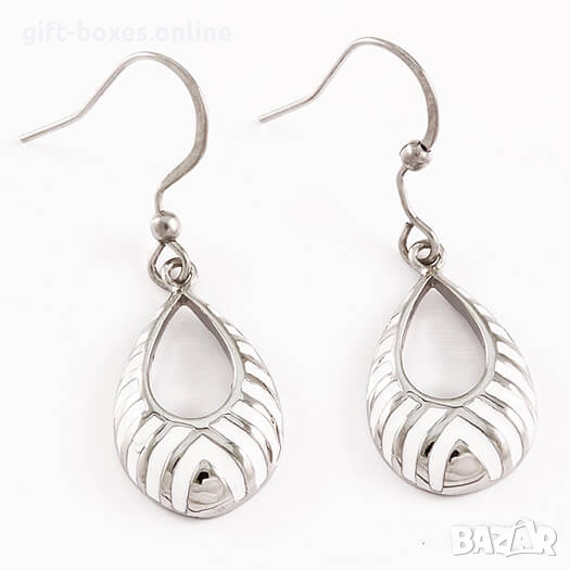 Нежни обеци от стомана, снимка 1