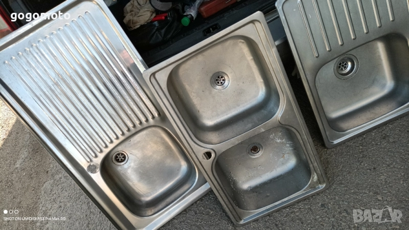 Мивка за кухня, хром никел стомана, алпака, , снимка 1