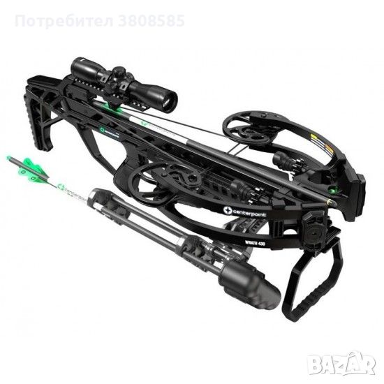 Продавам арбалет CENTER POINT CROSSBOW WRATH PACKAGE 430FPS, снимка 1