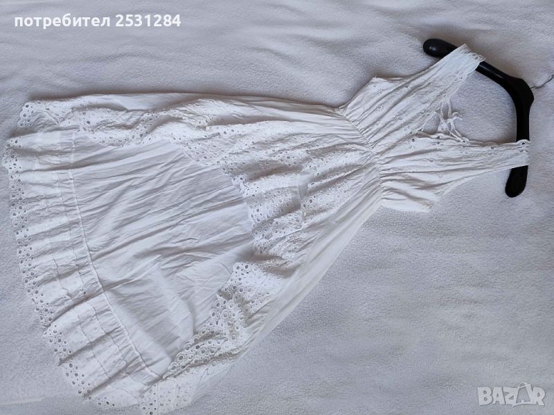Уникална дамска бяла рокля / дамска бяла туника / Размер Л/ХЛ  L/XL Цена 70 лв, снимка 1