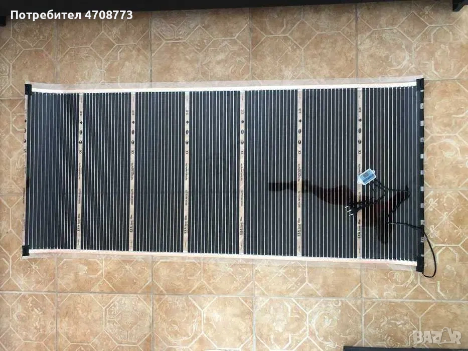 Инфрачервено отоплително фолио, килимче, снимка 1