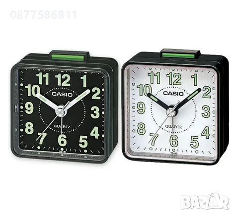 НОВ ОРИГИНАЛЕН БУДИЛНИК CASIO TQ-140. БУДИЛНИЦИ КАСИО TQ-140-1 С НЕОНОВ (ФОСФОРЕСЦИРАЩ) ДИСПЛЕЙ., снимка 1