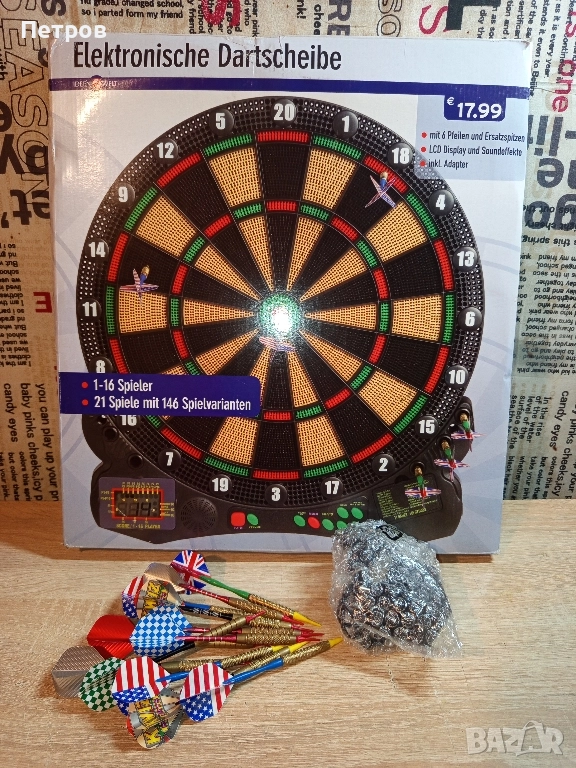 Електронна игра Дартс, снимка 1