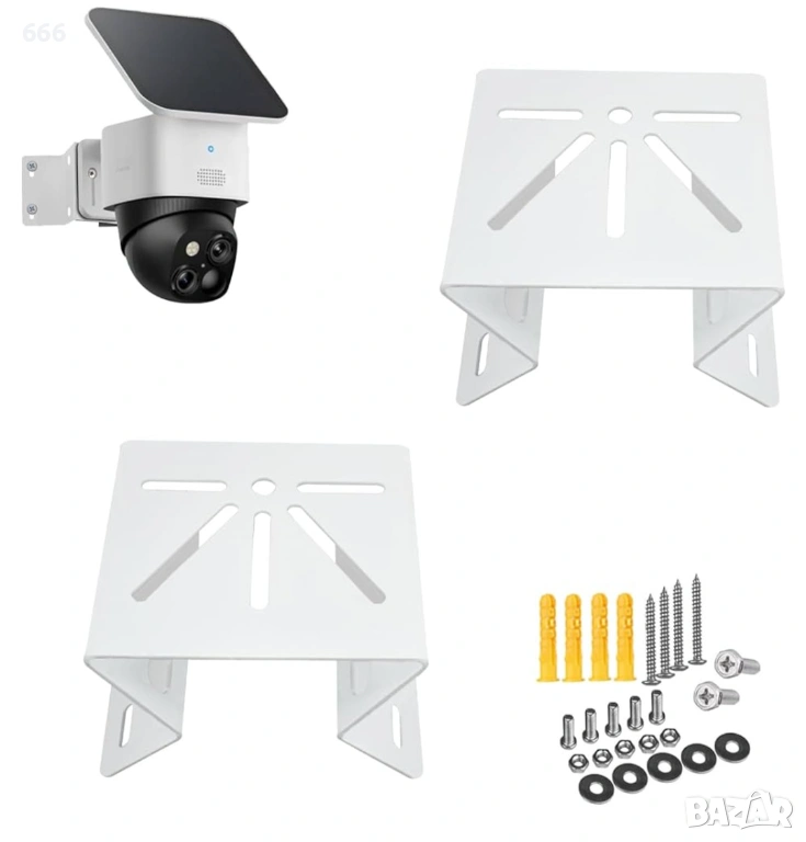 Комплект от 2 метални ъглови скоби за камери, снимка 1