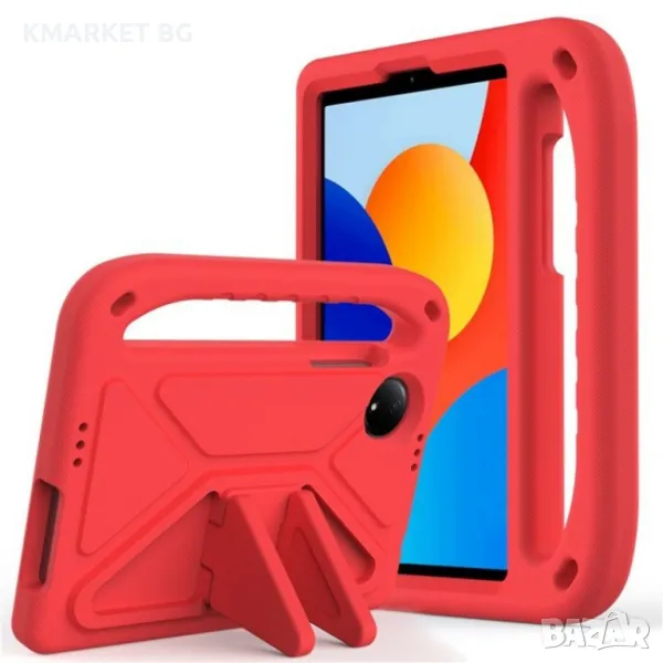 Xiaomi Redmi Pad SE 4G 8.7 инча Foldable Thumb Kickstand EVA Удароустойчив Калъф и Протектор, снимка 1