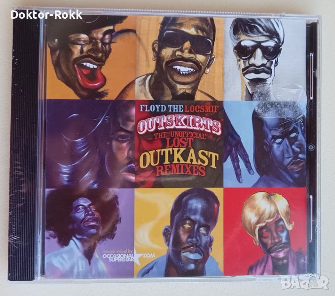 Floyd The Locsmif – Outskirts: The Unofficial Lost OutKast Remixes (2004, CD), снимка 1