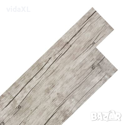 vidaXL Самозалепващи подови дъски от PVC 5,02 м² 2 мм цвят измит дъб（SKU:245171, снимка 1