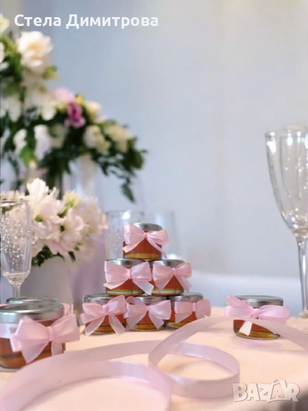 Бурканчета с мед подаръци за гости, снимка 1