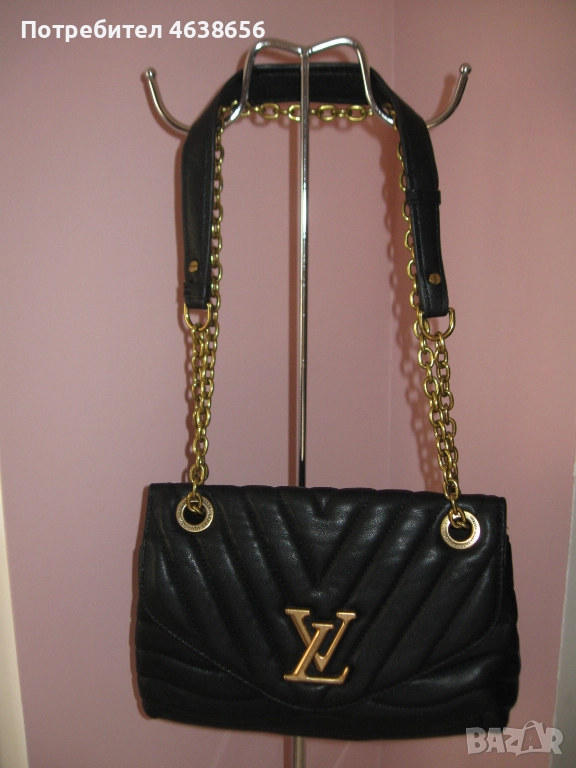 Louis Vuitton оригинална дамска чанта естествена кожа, снимка 1