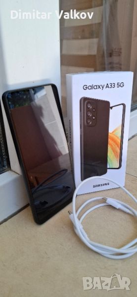 Смартфон Samsung Galaxy A33, 5G, Dual Sim, 128GB, 6GB RAM, Black, снимка 1