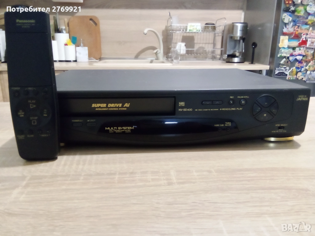 Видео Panasonic 4 Head с дистанционно , снимка 1