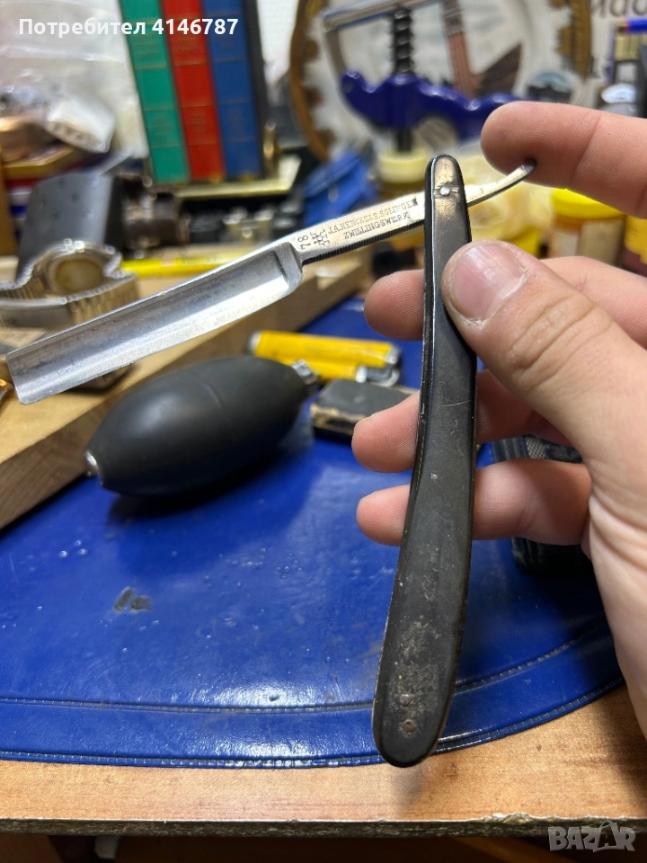 Стар немски бръснач , снимка 1