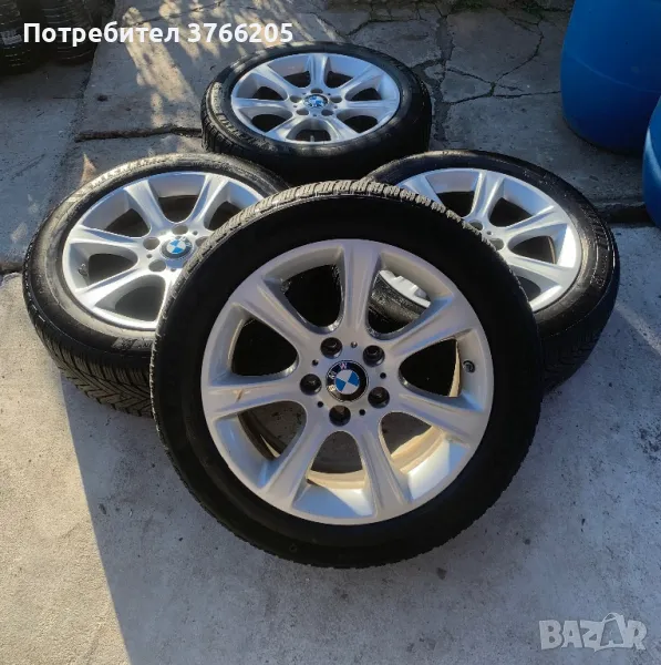 17ки джанти за BMW 5x120 със зимни гуми Michelin Alpin 6, снимка 1