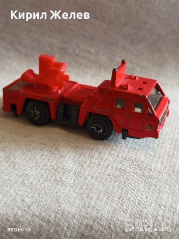 Метална количка ПОЖАРНА за КОЛЕКЦИЯ ДЕКОРАЦИЯ 42787